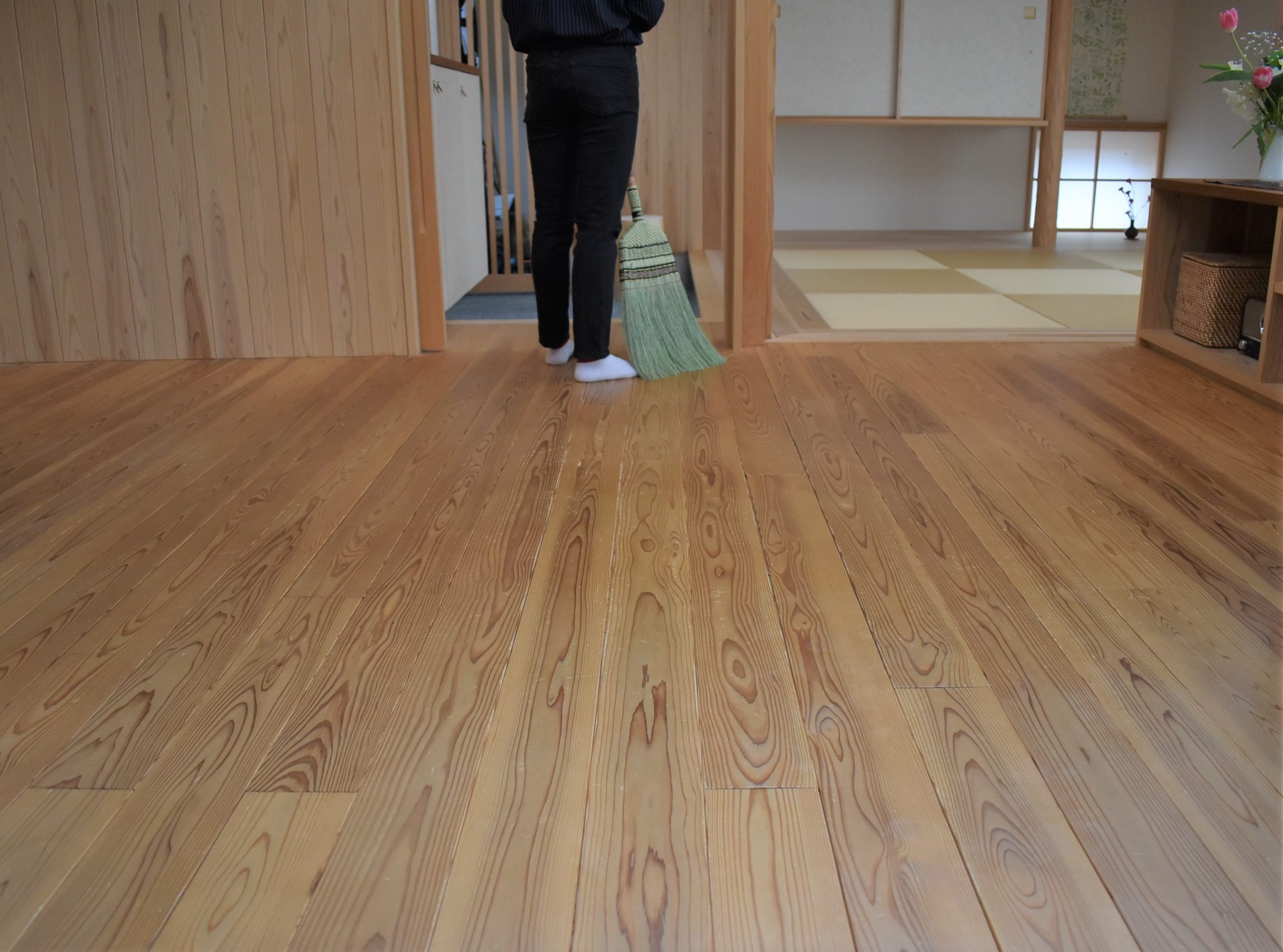 木の家のお手入れ フローリング 掃除 シーエッチ建築工房